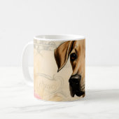 Mug Chien adorable longues oreilles (Devant gauche)