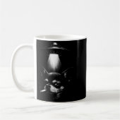 Mug Chien Alien Fumant Un Cigarette Ufo Tee Drôle Chih (Gauche)