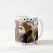 Mug Chien allemand Chien et ours géant en peluche, ZKA (Devant droit)