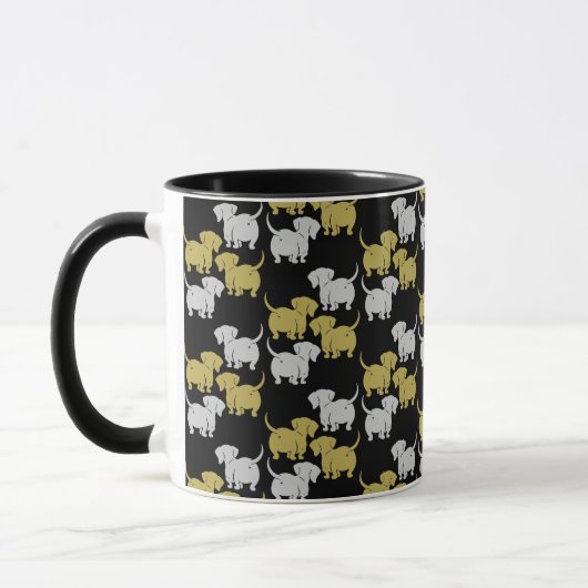 Mug Chien allemand Dachshund Motifs (Gauche)