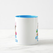 Mug Chien allongé sur des œufs de Pâques (Centre)