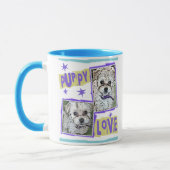 Mug CHIEN : Amour de chiot Multi-Poo (Gauche)