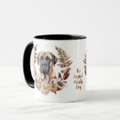 Mug Chien anglais Mastiff Automne Wreath (Devant gauche)