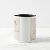 Mug Chien arctique, faisant face juste (crayon sur le (Centre)