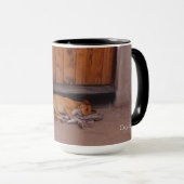 Mug Chien au repos (Devant droit)