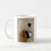 Mug Chien Au Vin Boxer (Gauche)