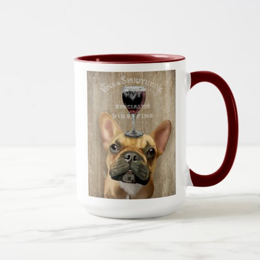 Mug Chien Au Vin, Chien de taule français (Droite)