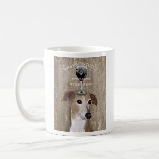 Mug Chien Au Vin Greyhound (Gauche)
