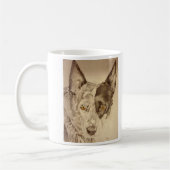 Mug Chien australien bleu de bétail de Heeler (Gauche)