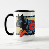 Mug Chien australien de bétail - peu sûr à toute (Gauche)
