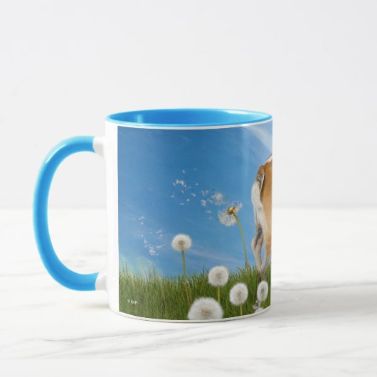 Mug Chien avec Dandelion (Gauche)