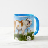 Mug Chien avec Dandelion (Devant droit)