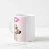 Mug Chien avec Halo rose (Devant gauche)