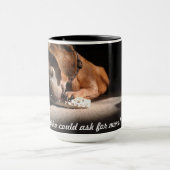 Mug Chien avec le festin (Centre)