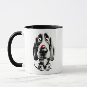 Mug Chien avec une coccinelle