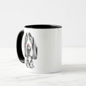 Mug Chien avec une coccinelle (Devant gauche)