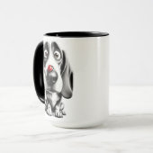 Mug Chien avec une coccinelle (Devant gauche)