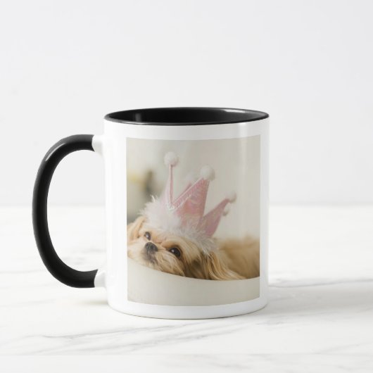 Mug Chien avec une couronne (Gauche)