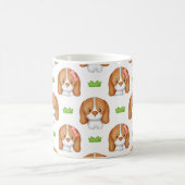 Mug Chien Beagle à l'aquarelle mignon (Centre)