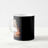 Mug Chien Beagle D'Halloween mignon Comme Chien Fantôm (Devant gauche)