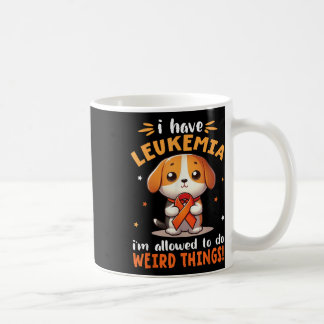 Mug Chien Beagle J'ai une leucémie Je suis autorisé à