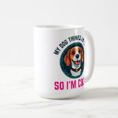 Mug Chien beagle mignon (Devant droit)