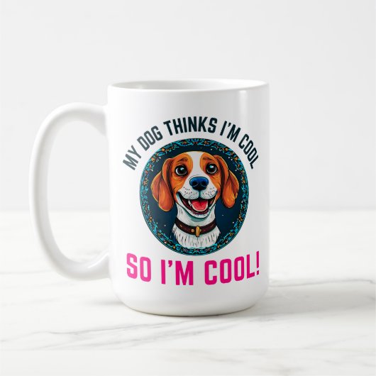 Mug Chien beagle mignon (Gauche)