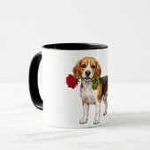Mug Chien Beagle Mignon (Devant gauche)
