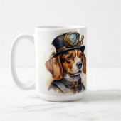 Mug Chien Beagle Steampunk (Gauche)
