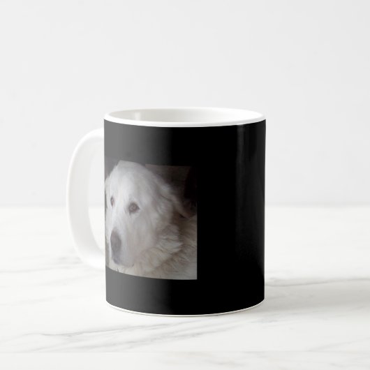 Mug Chien beau de Grands Pyrénées (Devant gauche)