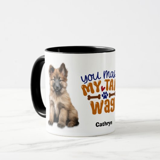 Mug Chien Belge Tervuren Chien Chien Chien Chien Chien (Devant gauche)