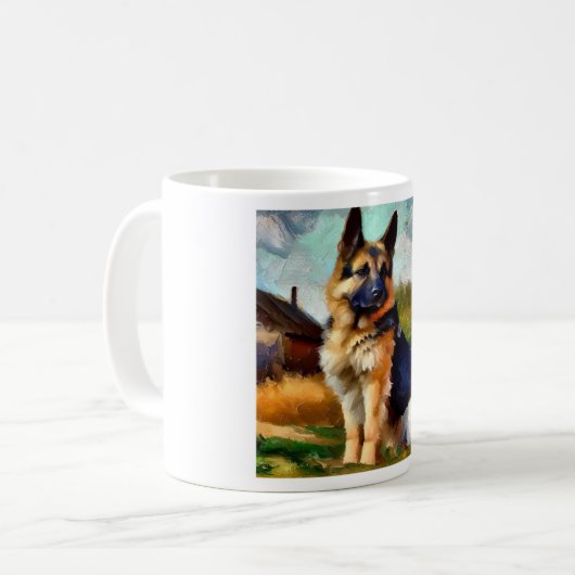 Mug Chien berger allemand (Devant gauche)