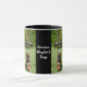 Mug Chien berger allemand à longue chair et chiot (Centre)