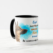 Mug Chien berger allemand ami loyal (Devant gauche)