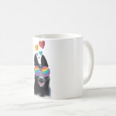 Mug Chien berger allemand avec coeur Saint-Valentin (Devant droit)