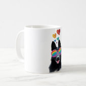 Mug Chien berger allemand avec coeur Saint-Valentin (Devant gauche)