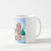 Mug Chien berger allemand dans la neige Maison de chie (Devant droit)