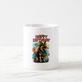 Mug Chien berger allemand joyeux fête d'anniversaire S (Centre)