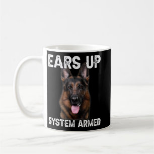 Mug Chien berger allemand oreilles système armée