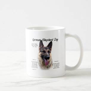 Mug Chien berger allemand (sable) Histoire Conception