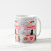 Mug Chien berger allemand Valentine's Day Kissing Boot (Devant droit)