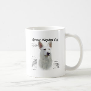 Mug Chien berger allemand (wht) Conception de l'histoi