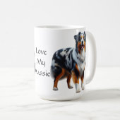 Mug Chien berger australien (Devant droit)