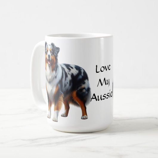 Mug Chien berger australien (Devant gauche)