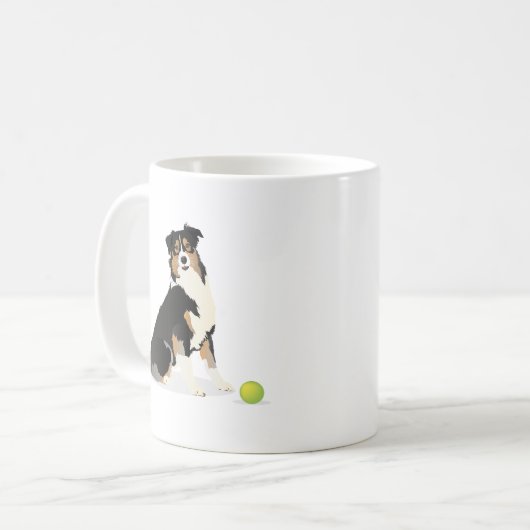 Mug Chien berger australien (Devant gauche)