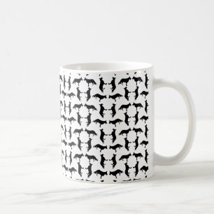 Mug Chien berger silhouette