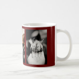 Mug Chien Best Friend Cute 3 Photo Nom de famille