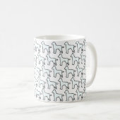 Mug Chien Blanc (Devant droit)