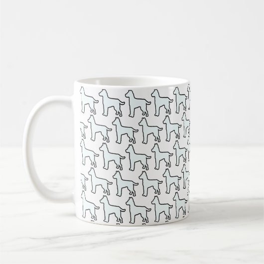 Mug Chien Blanc (Gauche)