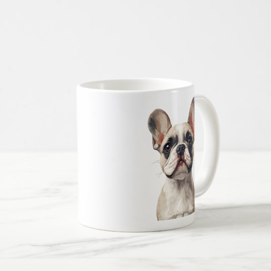 Mug Chien blanc (Devant droit)